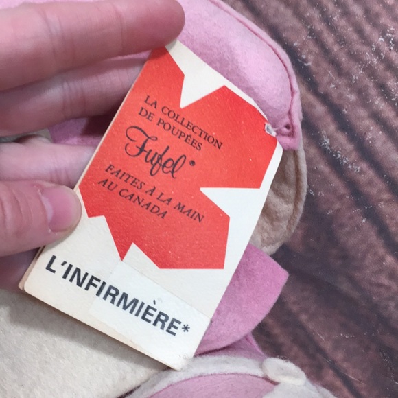 FUFEL DOLL COLLECTION " NURSE " HANDCRAFTED IN CANADA 1981 VG COND B 1078 - Picture 6 of 8